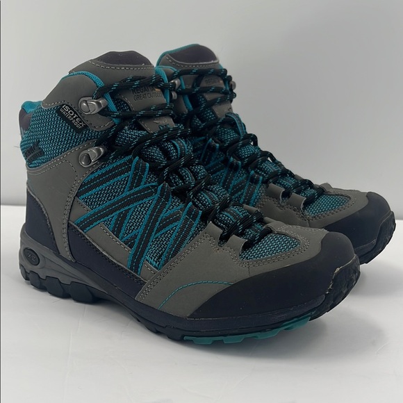 Regatta Samaris Mid Hiking Boots Trail Walking Outdoor Ankle Hightop Waterproof - Picture 1 of 10